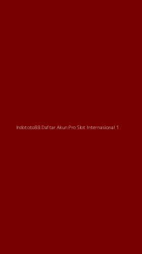 Tampilan Antarmuka Aplikasi Indototo88 Daftar Akun Pro Slot Internasional - 1