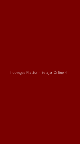 Tampilan Antarmuka Aplikasi Indovegas Platform Belajar Online - 4