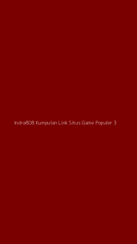 Tampilan Antarmuka Aplikasi Indra808 Kumpulan Link Situs Game Populer - 3