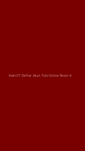 Tampilan Antarmuka Aplikasi Indro77 Daftar Akun Toto Online Resmi - 4