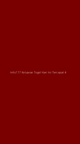 Tampilan Antarmuka Aplikasi Info777 Keluaran Togel Hari Ini Tercepat - 4