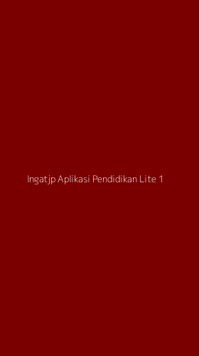Tampilan Antarmuka Aplikasi Ingatjp Aplikasi Pendidikan Lite - 1