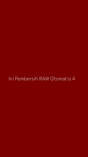 Tampilan Antarmuka Aplikasi Ini Pembersih Ram Otomatis - 4