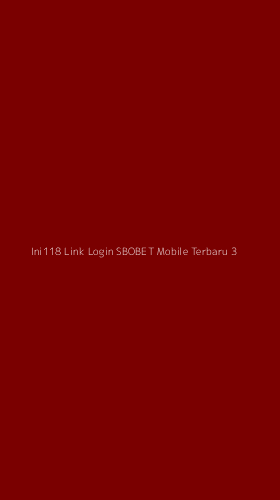 Tampilan Antarmuka Aplikasi Ini118 Link Login Sbobet Mobile Terbaru - 3
