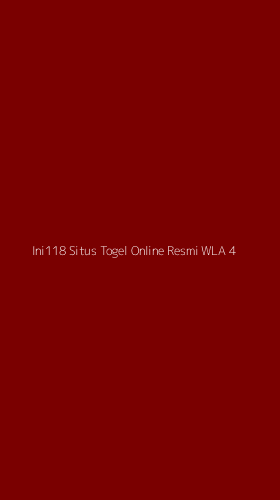 Tampilan Antarmuka Aplikasi Ini118 Situs Togel Online Resmi Wla - 4