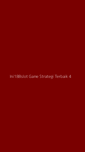 Tampilan Antarmuka Aplikasi Ini188slot Game Strategi Terbaik - 4