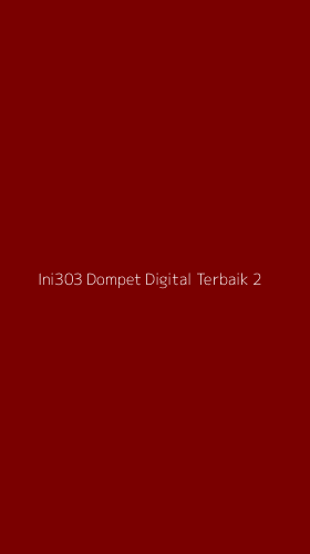 Tampilan Antarmuka Aplikasi Ini303 Dompet Digital Terbaik - 2