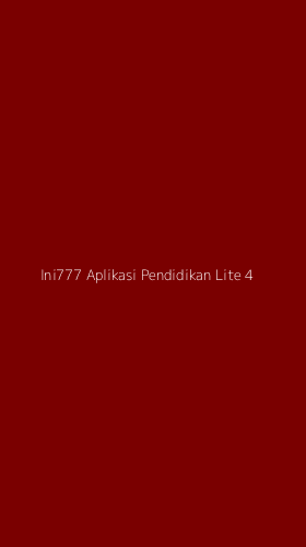 Tampilan Antarmuka Aplikasi Ini777 Aplikasi Pendidikan Lite - 4