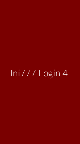 Tampilan Antarmuka Aplikasi Ini777 Login - 4