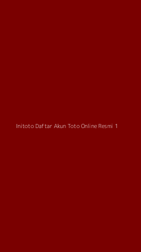 Tampilan Antarmuka Aplikasi Initoto Daftar Akun Toto Online Resmi - 1