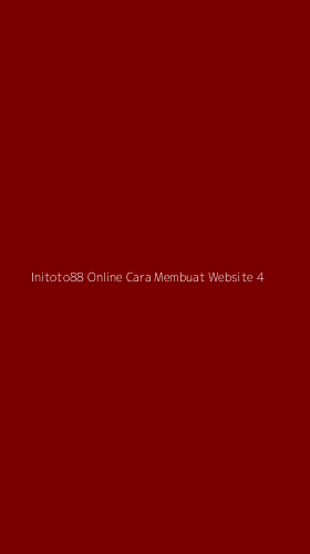 Tampilan Antarmuka Aplikasi Initoto88 Online Cara Membuat Website - 4