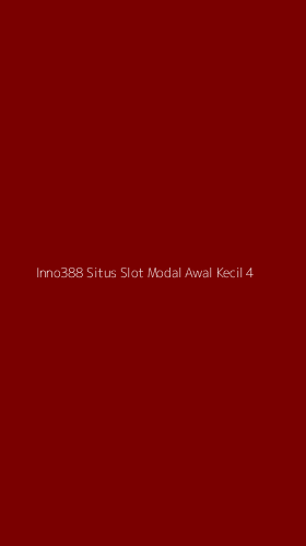Tampilan Antarmuka Aplikasi Inno388 Situs Slot Modal Awal Kecil - 4