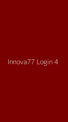 Tampilan Antarmuka Aplikasi Innova77 Login - 4