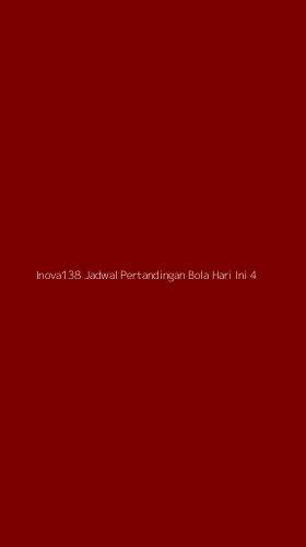 Tampilan Antarmuka Aplikasi Inova138 Jadwal Pertandingan Bola Hari Ini - 4