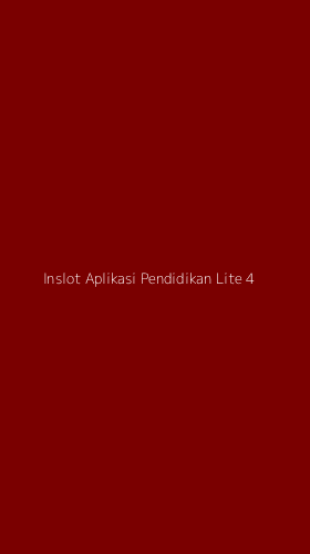 Tampilan Antarmuka Aplikasi Inslot Aplikasi Pendidikan Lite - 4