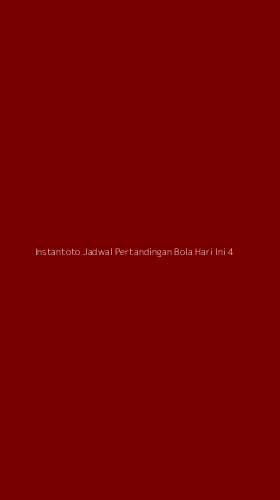 Tampilan Antarmuka Aplikasi Instantoto Jadwal Pertandingan Bola Hari Ini - 4
