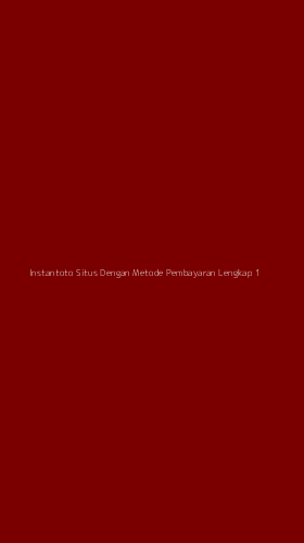 Tampilan Antarmuka Aplikasi Instantoto Situs Dengan Metode Pembayaran Lengkap - 1