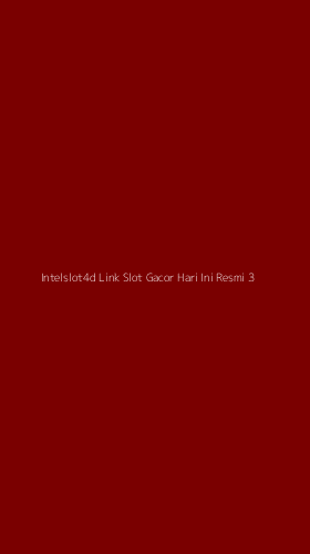 Tampilan Antarmuka Aplikasi Intelslot4d Link Slot Gacor Hari Ini Resmi - 3