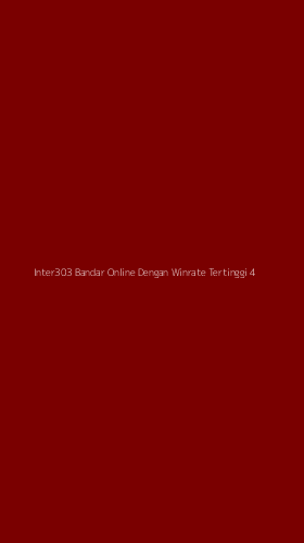 Tampilan Antarmuka Aplikasi Inter303 Bandar Online Dengan Winrate Tertinggi - 4