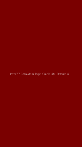 Tampilan Antarmuka Aplikasi Inter77 Cara Main Togel Colok Jitu Pemula - 4