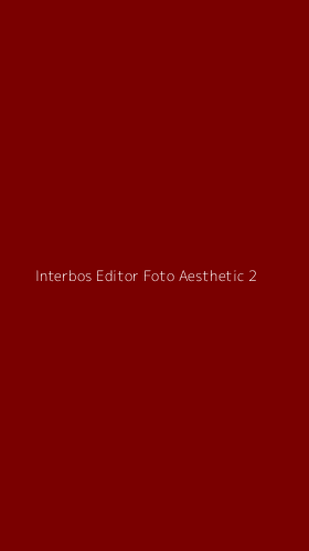 Tampilan Antarmuka Aplikasi Interbos Editor Foto Aesthetic - 2
