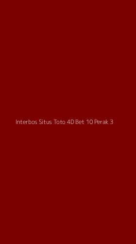 Tampilan Antarmuka Aplikasi Interbos Situs Toto 4d Bet 10 Perak - 3