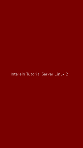 Tampilan Antarmuka Aplikasi Interein Tutorial Server Linux - 2