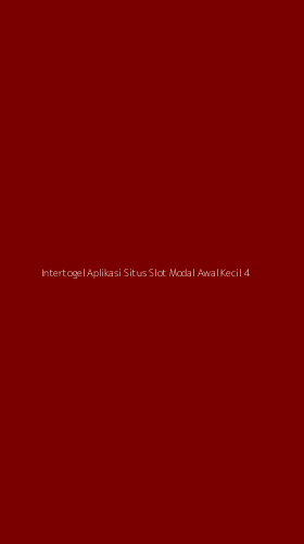Tampilan Antarmuka Aplikasi Intertogel Aplikasi Situs Slot Modal Awal Kecil - 4