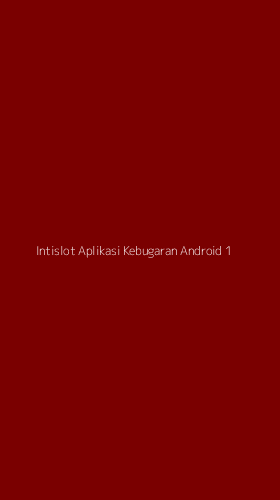 Tampilan Antarmuka Aplikasi Intislot Aplikasi Kebugaran Android - 1