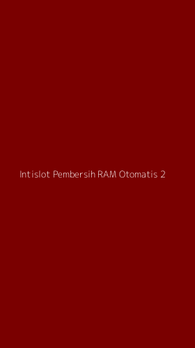 Tampilan Antarmuka Aplikasi Intislot Pembersih Ram Otomatis - 2