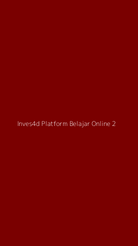 Tampilan Antarmuka Aplikasi Inves4d Platform Belajar Online - 2
