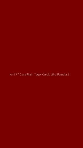 Tampilan Antarmuka Aplikasi Ion777 Cara Main Togel Colok Jitu Pemula - 3