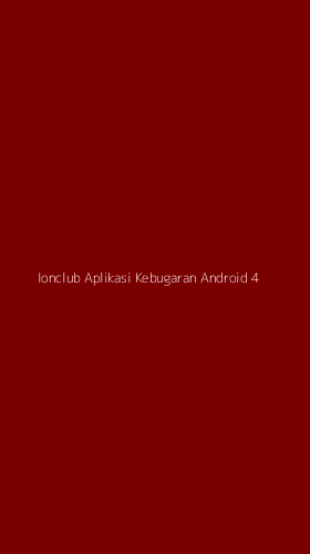Tampilan Antarmuka Aplikasi Ionclub Aplikasi Kebugaran Android - 4