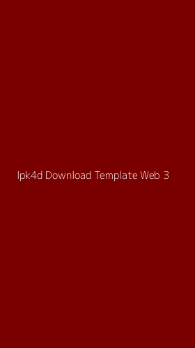 Tampilan Antarmuka Aplikasi Ipk4d Download Template Web - 3