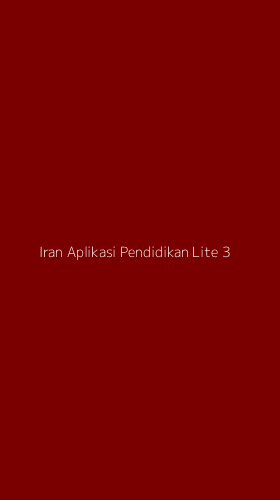 Tampilan Antarmuka Aplikasi Iran Aplikasi Pendidikan Lite - 3