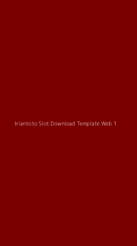 Tampilan Antarmuka Aplikasi Iriantoto Slot Download Template Web - 1
