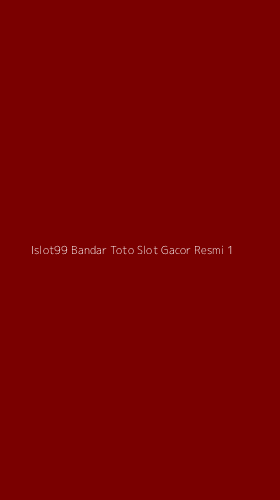 Tampilan Antarmuka Aplikasi Islot99 Bandar Toto Slot Gacor Resmi - 1