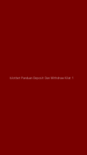 Tampilan Antarmuka Aplikasi Islotbet Panduan Deposit Dan Withdraw Kilat - 1