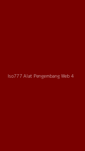 Tampilan Antarmuka Aplikasi Iso777 Alat Pengembang Web - 4