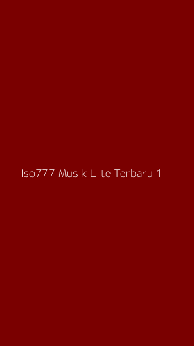 Tampilan Antarmuka Aplikasi Iso777 Musik Lite Terbaru - 1