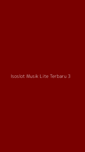 Tampilan Antarmuka Aplikasi Isoslot Musik Lite Terbaru - 3