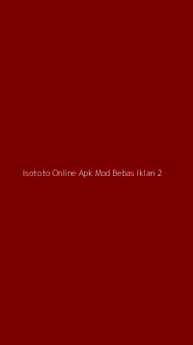 Tampilan Antarmuka Aplikasi Isototo Online Apk Mod Bebas Iklan - 2