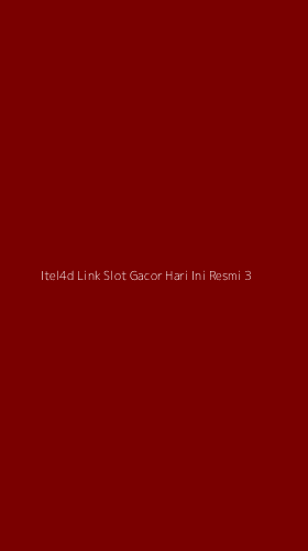 Tampilan Antarmuka Aplikasi Itel4d Link Slot Gacor Hari Ini Resmi - 3