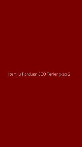 Tampilan Antarmuka Aplikasi Itemku Panduan Seo Terlengkap - 2