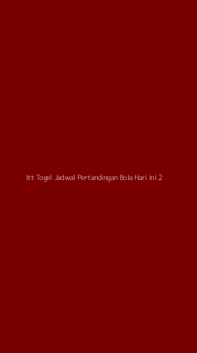 Tampilan Antarmuka Aplikasi Itt Togel Jadwal Pertandingan Bola Hari Ini - 2