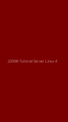 Tampilan Antarmuka Aplikasi J200m Tutorial Server Linux - 4