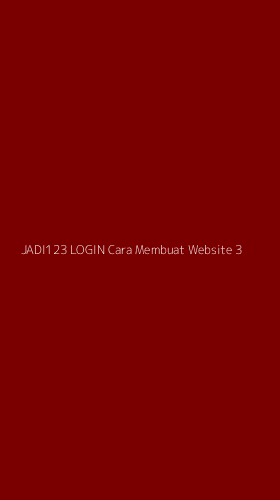 Tampilan Antarmuka Aplikasi Jadi123 Login Cara Membuat Website - 3