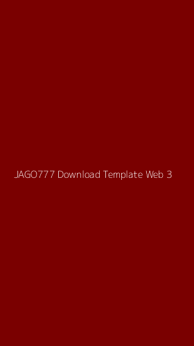 Tampilan Antarmuka Aplikasi Jago777 Download Template Web - 3