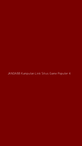 Tampilan Antarmuka Aplikasi Janda88 Kumpulan Link Situs Game Populer - 4