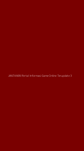 Tampilan Antarmuka Aplikasi Jantan99 Portal Informasi Game Online Terupdate - 3